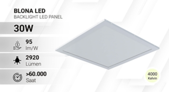Blona LED Panel Armatür