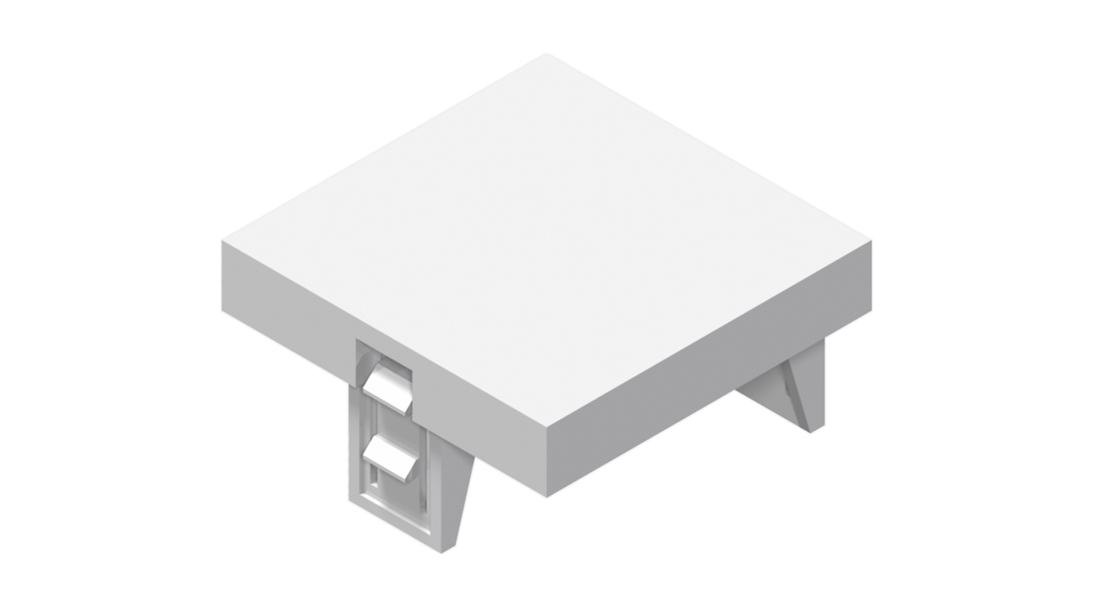 SM-STD I - Standart Tip Bürotik Priz Bloğu, 2 Şebeke+4 UPS+3 Tel- Data Kapağı, 16/22 Modül, Aluminyu